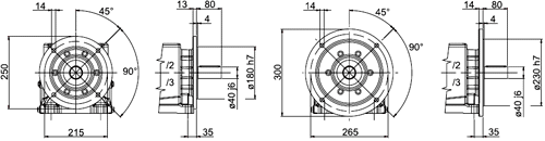 Чертеж 4.2 Мотор-редукторы MNHL 40